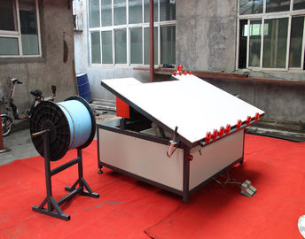 中国 暖かい端のスペーサの二重ガラスのための単一の側面の熱い出版物機械 サプライヤー