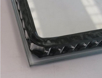中国 12mmの二重ガラスのための黒い極度の暖かい端のスペーサは/ガラスを絶縁しました サプライヤー