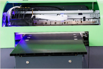中国 革/EpsonDX5 のポリ塩化ビニールは/ABS CMYK 4W 高精度な LED 紫外線プリンター 100cm の × 75cm の × 52cm の先頭に立ちます サプライヤー